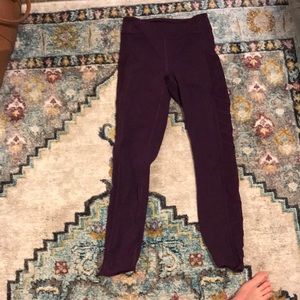 Purple lulu leggings